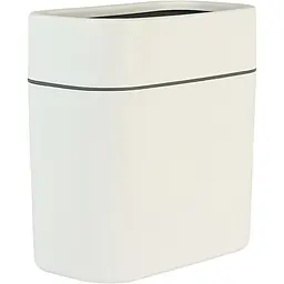 Відро для сміття МВМ My Home без кришки 300х165х301 мм біло-сіре (BIN-24 10L WHITE/GRAY) - мініатюра 4