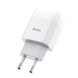 Мережевий зарядний пристрій Hoco C73A 2 USB білий - мініатюра 4