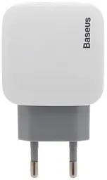 Зарядний пристрій Baseus Letour Dual 2.4A/2USB White - мініатюра 4