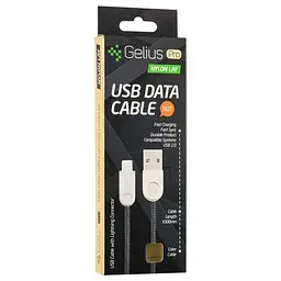 USB кабель Gelius Pro Nylon Lay 2A Apple Lightning Red - мініатюра 2