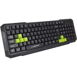 Клавіатура дротова Esperanza EGK102 Green USB (EGK102GUA)