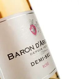 Вино ігристе Baron d'Arignac Rose Demi-Sec, рожеве, напівсухе, 11%, 0,75 л (37341) - мініатюра 3