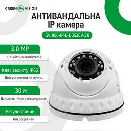 Антивандальна IP камера GV-060-IP-E-DOS30V-30 - мініатюра 5