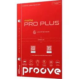 Гідрогелева захисна плівка Proove Hydrogel Screen Protection Pro Plus Size S Matte + безкоштовна поклейка (GGPP22001150) [108027] - мініатюра 2