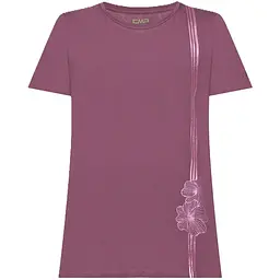 Футболка CMP Women's T-Shirt in Organic Cotton Plum XXS (1097-33F7766-C904 34)