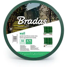 Стрічка огороджувальна Bradas 4.75 см х 50 м 1200 г/м2 зелений TOB120047550GRL 