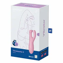 Вібратор для клітора Satisfyer Threesome 4 14 см рожевий - мініатюра 9