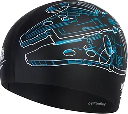 Шапочка для плавання Speedo Millenium Falcon Slogan PRT Cap Black (1000-8-08385D675) - мініатюра 2