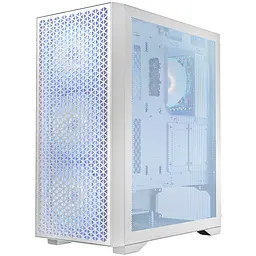 Корпус LogicConcept DART PRO ARGB MIDI БІЛИЙ MESH fans 4x120mm без Блок живлення ATX - мініатюра 2
