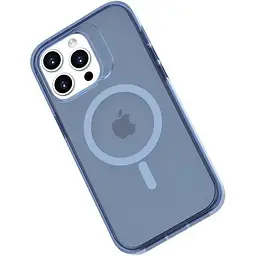 Чохол Vokamo для iPhone 15 захисний з магнітним кільцем блакитний - мініатюра 4