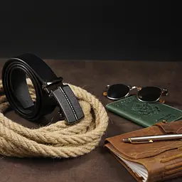 Чоловічий шкіряний ремінь Vintage 115х3,5 см acs0018125 - мініатюра 6