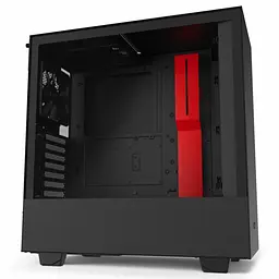 Корпус NZXT H510 Black/Red (CA-H510B-BR) Без БП Б/в - мініатюра 7