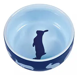 Миска керамічна Trixie 250 мл / 11 см (синя, рожева, бежева)