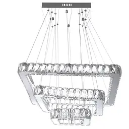 Люстра підвісна Brille з пультом LED 96W WW+NW+CW RM CH (BR-985S/3) - мініатюра 3