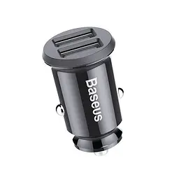 АЗП Baseus Grain Car Charger 3.1 A dual - USB Черный