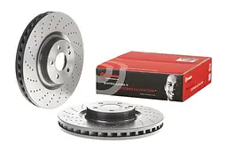 Диск гальмівний передній вентильований Mercedes S-class, Cls, Sl 89-25р Brembo (09.A819.11) - мініатюра 2
