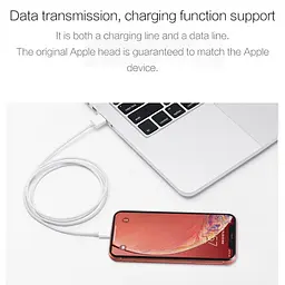 Кабель Xiaomi ZMi AL851 USB - Lightning 1.5m White [76061] - мініатюра 4