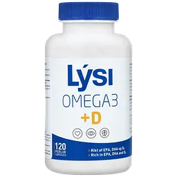 Омега-3 Lysi комплекс з вітаміном D3 капсули 500 мг №120 4 упак. - мініатюра 2