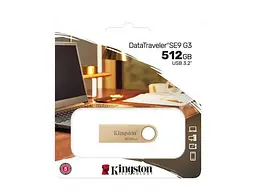 Флешка Kingston 512 GB DataTraveler SE9 Gen 3 Gold (DTSE9G3/512GB) - мініатюра 3
