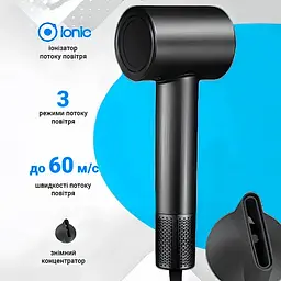 Фен ShowSee Electric Hair Dryer A18-B Black - мініатюра 2
