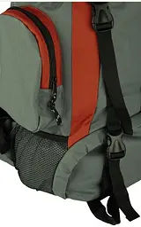 Легкий похідний рюкзак Acamper TRSO-14 35L Сірий з червоним