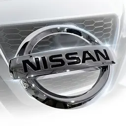 Емблема решітки NISSAN ALTIMA 2013–2018 хром 154х133мм OEM 62889-1JA0A - мініатюра 2