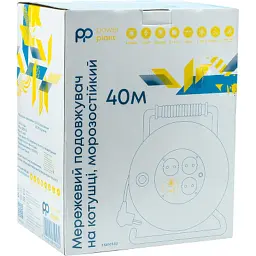 Мережевий подовжувач PowerPlant JY-20022/40, 40м (EX610532) - мініатюра 2