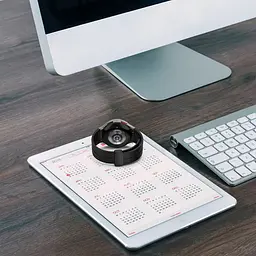 Браслет Cls-black для Samsung Galaxy Watch 4 - чорний ширина кріплення 20мм силікон Watchbands (W34-4WB21134651) - мініатюра 5