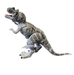 Фигурка Тираннозавр серый Dino Toys, подвижная