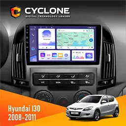 Штатна магнітола Hyundai i30 (FD) 2008-2011 Cyclone C9-011 4x64, DSP Cyclone (НФ-00007009)