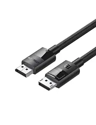 Кабель Ugreen DisplayPort M - M V1.4 8K 2м Plastic Case Braided Cable DP114 чорний