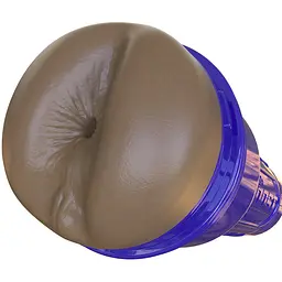 Мастурбатор-попка Fleshlight Boost Blast Female Medium Dark Flesh, плаваючі кільця Turbo Tech - мініатюра 3