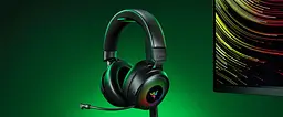 Гарнітура ігрова Razer Kraken V4 Pro, mini-jack/USB-A/BT/WL, RGB, чорний - мініатюра 5