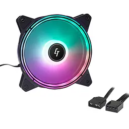 Вентилятор для корпусу 120mm*3 Chieftec Nova NF-3012-RGB fan set - мініатюра 2
