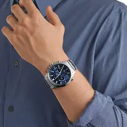 Чоловічий годинник Casio ECB-30D-2A Сріблястий ( AT1141-0292 ) - мініатюра 5