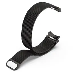 Ремінець металевий для смарт-годинника Google Pixel Watch 40,42,43,44,45,46,47 mm, Milanese Magnetic, чорний, міланська петля, браслет на магнітній застібці, сумісний з годинником Google Pixel Watch, для моделей з розміром корпусу 40,42,43,44,45,46 - мініатюра 5