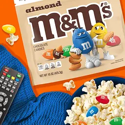 Драже M&M's Almond Milk Chocolate Candy 425.3г - мініатюра 4