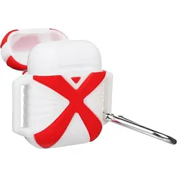 Чохол i-Smile X-HuWei для Apple AirPods IPH1443 Red+White (702334) - мініатюра 2