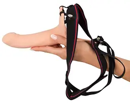 Порожнистий страпон You2Toys Orion Silicone Sleeve Large 26 см тілесний - мініатюра 3