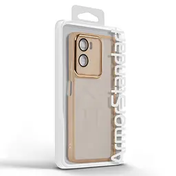 Защитный чехол для Motorola G06 4G/G06 Power 4G, Shade, золотой, TPU+PC, матовый, защита всего корпуса, панель-накладка, противоударный, с высокими бортами, амортизирует удары при падениях, ArmorStandart (ARM89102) - мініатюра 3