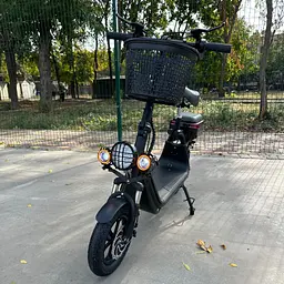 Електросамокат EVOBIKE Zen U12 MAX 2025 року чорний | електросамокат з трьома фарами, корзинкою та багажником - мініатюра 10