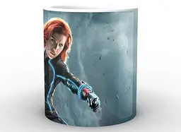 Кружка GeekLand Чорна вдова Black Widow Чорна Вдова готова до бою BW.02.007 - мініатюра 3