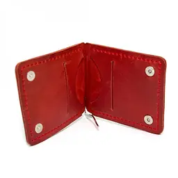Шкіряний затиск для грошей Gofin 11.5х8.5 см acs0011998 - мініатюра 3