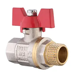 Кран кульовий прямий Solomon 1/2″ ЗВ КБ PN40 B1008 - мініатюра 5