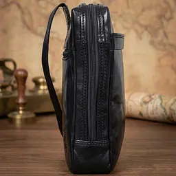 Чоловіча сумка Tony Perotti Italico 6001G-20 nero (90632) Чорна - мініатюра 2