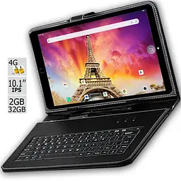 Планшет-телефон Hoozo MTPad116 LTE 2/32 4G Black + Чохол-клавіатура - мініатюра 2