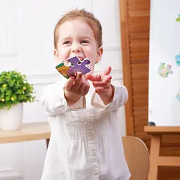 Пазли на магніті Vladi Toys Бегемотики, укр. мова, 12 елементів (VT3205-76) - мініатюра 5