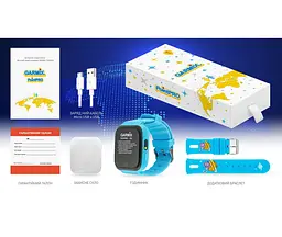 Дитячий смарт-годинник Garmix PointPRO-100 WiFi Blue - мініатюра 4