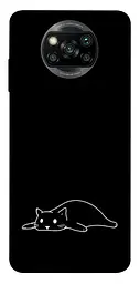 TPU чохол Demsky Lazy cat для Xiaomi Poco X3 NFC / Poco X3 Pro