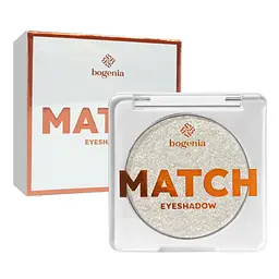 Тіні для повік Bogenia Match з шимером одинарні, 4 г (BG911), 09 Айворі